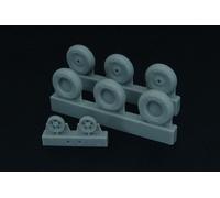 Brengun BRL48098 - 1/48 Spitfire 5 Rayon,Axe Wheels Jeu (3 Types Of Pneus ) -