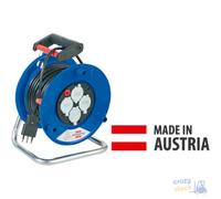 Brennensthul Enrouleur de Câbles 4 Prises Schuko Bypass Et 2P+T 16A Guide Câble