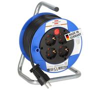 BRENNENSTUHL 1079180004 - Enrollacables compacto negro IP20 H05VV-F3G1,5 con cable de 15 m