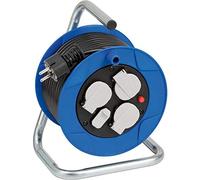 BRENNENSTUHL 1079180600 - Enrollacables Garant® compacto IP20 H05VV-F3G1,5 con carga USB y cable de 15 m