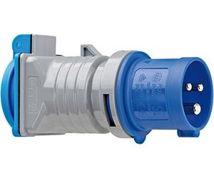 Brennenstuhl 1080993 adaptateur CEE, gris/bleu, Lot de 10 pièces