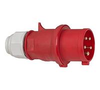 Brennenstuhl 1081050 Fiche CEE IP44, 400 V, Rouge/noir