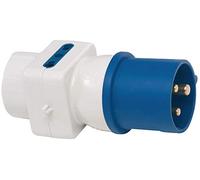 Brennenstuhl 1081562 Adaptateur électrique CEE 3 pôles 16 A/230 V, prise CEE, 2 prises italiennes 10 A/16 A, 1 prise Schuko (IP44), protection enfants