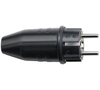 BRENNENSTUHL 1082040 - Clavija Schucko de caucho 230V/16A para exteriores