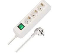 Brennenstuhl Bloc multiprises Prolongateur Eco-Line 1152920 3 prises avec interrupteur 5 m Blanc
