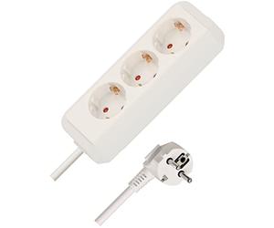 BRENNENSTUHL 1158610050 - Base múltiple Eco-Line Blanca (3 Tomas y 5 m)