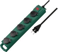 Brennenstuhl Bloc multiprises jardin Super-Solid SL 554 IP54 5 prises 5 m H07RN-F 3G1,5 vert