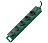 Brennenstuhl Bloc multiprises jardin Super-Solid SL 554 IP54 5 prises 5 m H07RN-F 3G1,5 vert