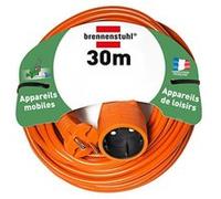 Brennenstuhl 1162301 Rallonge électrique 30 m H05VV-F 2 x 1,5 Orange Orange G