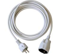 brennenstuhl® 1164020 Rallonge en plastique - 3 m, blanc, H05VV-F 3G1,5