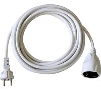 brennenstuhl® 1164120 Rallonge en plastique - 5 m, blanc, H05VV-F 3G1,5