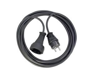 Brennenstuhl 1165430 Câble d'alimentation Noir 3m, Connecteur Mâle vers Femelle, Code SH 84733080