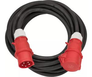 Brennenstuhl 1167320100 CEE Rallonge IP44 - 10m - 5 Pôles - H07RN-F 5G6,0 - Noir