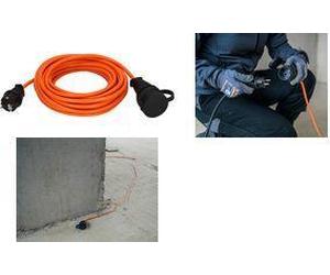 Brennenstuhl 1169950 Strom Verlängerungskabel Orange 25 m Ölbeständig, UV-Beständig (1169950)