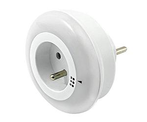 Brennenstuhl 1173261 Veilleuse LED, Plastique, Blanc, 8, 2 x 6, 2 cm