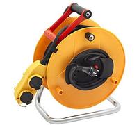 Brennenstuhl 1233221 Enrouleur électrique Standard BT Pro 38,5m+1,5m de câble H07RN-F 3G2,5 avec Powerblock 4 prises à clapet (IP44)