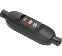 Brennenstuhl 1290720011 Interrupteur intermédiaire - protection des personnes PRCD 230 V noir IP66