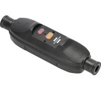 Brennenstuhl 1290720011 Interrupteur intermédiaire - protection des personnes PRCD 230 V noir IP66