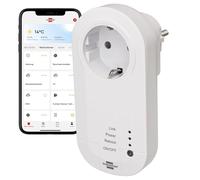 BRENNENSTUHL 1294840 - Enchufe inteligente brennenstuhl® Connect WiFi con transmisor de 433MHz WA 3600 LRF01 433