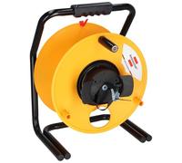 Brennenstuhl 1319000 Brobusta G Dévidoir vide, Noir/jaune, Ø380 mm