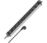 Brennenstuhl Prolongateur multiprise Alu-Line 1390007009 Argent/Noir