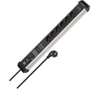 Brennenstuhl 1391010620 parafoudre-multiprise Argent-Noir Schutzkontakt 1 pc(s)