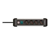 Brennenstuhl Multiprise Premium Alu-Line 4 prises