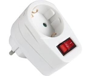 Brennenstuhl 1508070 boitier de prise de courant Blanc, Adaptateur de prise