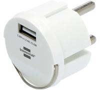 Brennenstuhl 1508110 Chargeur USB 12 W 1x USB-A blanc intérieure
