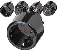 Brennenstuhl 1508550 Adaptateur pour prise de courant Noir