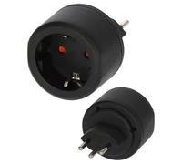 Brennenstuhl 1508642 Adaptateur électrique de voyage : 10,0 A, 250 V (Noir)