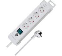 Brennenstuhl 1952240100 Prolongateur Multiprise Premium-Line 4 prises, Blanc, 1,8 m