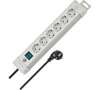 Brennenstuhl Multiprise Premium-Line 1955560100 – Gris clair – 6 prises – Fixation possible