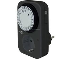 Brennenstuhl 24 h Timer MZ 20 Noir, Minuteur