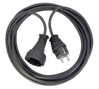 BRENNENSTUHL A1943151801165480 1165480-Alargador eléctrico IP20 H05VV-F3G1,5 de 25 m (Negro), Multicolor, 25m