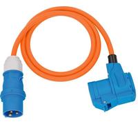 Brennenstuhl Adaptateur CEE IP44 1,5m orange H07RN-F 3G2,5 prise CEE, Connecteur coudé 230V/16A - 1132920525