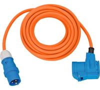 Brennenstuhl Adaptateur CEE IP44 10m orange H07RN-F 3G2,5 prise CEE, Connecteur coudé 230V/16A - 1167650510