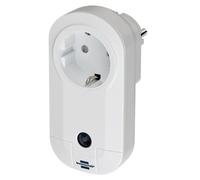 Brennenstuhl Adaptateur de commutation sans fil BrematicPRO de brennenstuhl avec mesure de la consommation d'énergie / Prise télécommandée avec mesure de la consommation d'énergie (Adaptateur Smart Ho