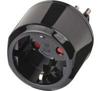 Brennenstuhl Adaptateur de Voyage pour Prise Italie 10A Noir