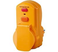 Brennenstuhl Adaptateur jaune avec protection différentielle 30mA (IP54)