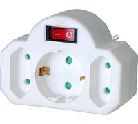 brennenstuhl Adaptateur mâle 2 Euro 1 fiche à contact de protection