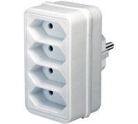 Brennenstuhl Multiprise européenne x 4 Blanc (Import Allemagne)