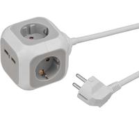 brennenstuhl ALEA-Power - Multiprise - CA 230 V - 3680 Watt - entrée, entrée alimentation - Prises de sortie : 4 (2 x USB, 4 x tension)