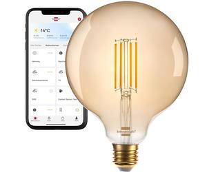 Brennenstuhl Ampoule LED à filament WiFi E27, 2200 K, 490 lm, 4,9 W