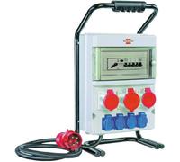 Brennenstuhl appareillage électrique BSV 4 (appareillage de construction avec câble 2 m, 1x prise CEE 400 V/32 A, 2 prises CEE 400 V/16 A, 4 prises 23