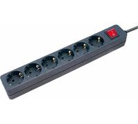 Brennenstuhl avec interrupteur 6 voies noir 1,4 m Bloc d'alimentation