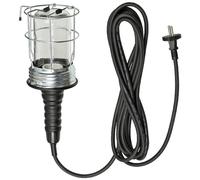 Brennenstuhl Baladeuse en caoutchouc dur avec panier de protection stable (60 W, diamètre 136 mm, câble 5 m, fabriqué en Allemagne) noir.