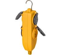 BRENNENSTUHL - Bloc 4 prises mobile Jaune, à clapet, sans câble (IP44)