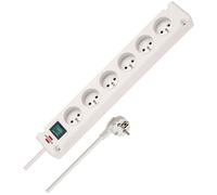 Brennenstuhl Multiprise BREMOUNTA Blanche 6 prises câble 3 m