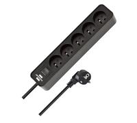 Brennenstuhl Bloc multiprise Ecolor 5 Prises Interrupteur - 1,5m H05VV-F